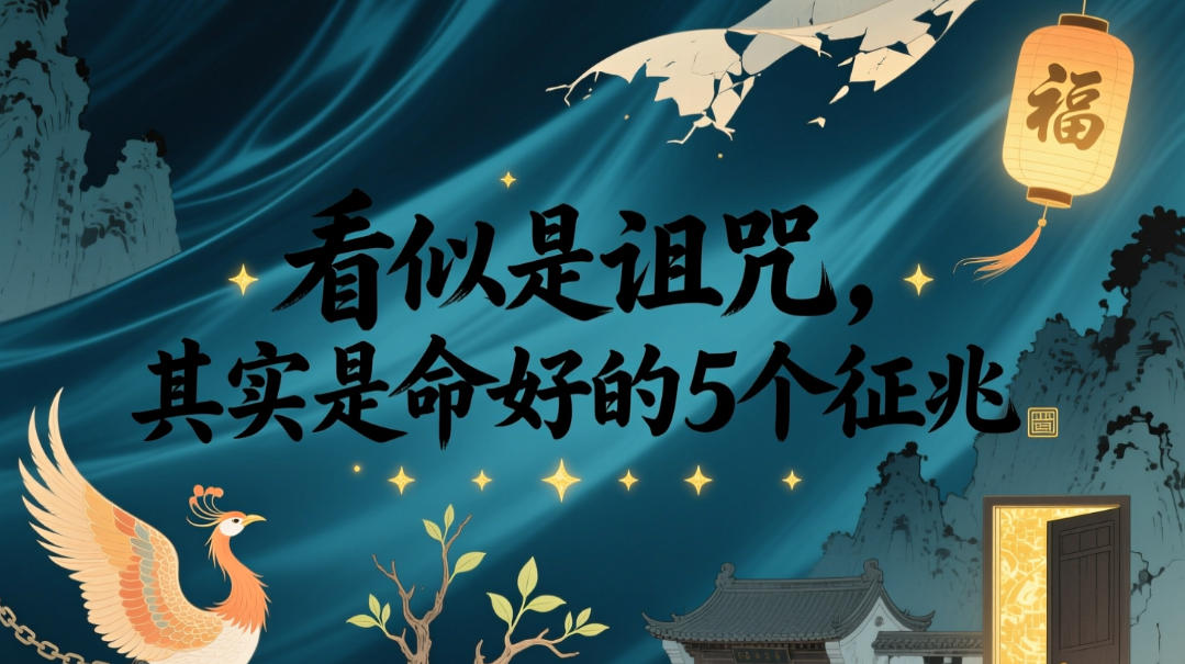 付费文章：看似是诅咒，其实是命好的5个征兆-校睿铺