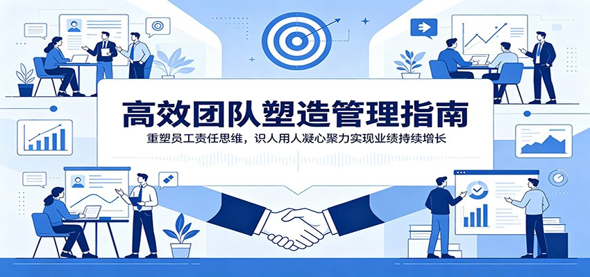 高效团队塑造管理指南：重塑员工责任思维，识人用人凝心聚力实现业绩持续增长-校睿铺