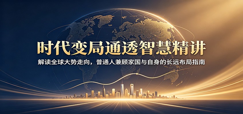 时代变局通透智慧精讲：解读全球大势走向，普通人兼顾家国与自身的长远布局指南-校睿铺