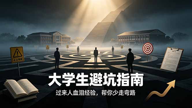 付费文章：大学生避坑指南 ，过来人血泪经验，帮你少走弯路-校睿铺