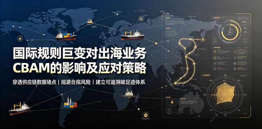 国际规则巨变对出海业务CBAM的影响及应对策略，帮助企业穿透供应链数据堵点，规避合规风险-校睿铺