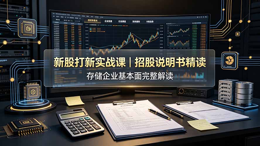 付费文章：新股打新实战课｜招股说明书精读，存储企业基本面完整解读-校睿铺
