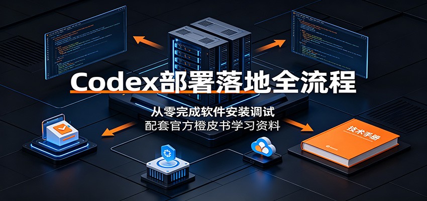 Codex部署落地全流程：从零完成软件安装调试，配套官方橙皮书学习资料-校睿铺