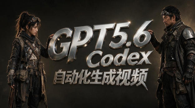 GPT5.6+Codex自动化视频生成：提示词设计×角色设定×封面海报×工作流思路，高效产出AI视频-校睿铺