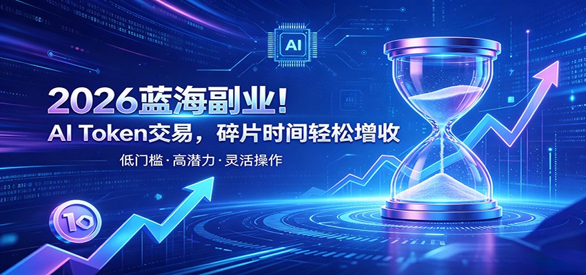 AI Token算力赛道！普通人可入局的数字副业，零门槛快速起步-校睿铺