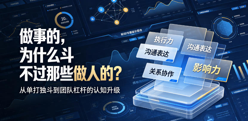 付费文章：做事的，为什么斗不过那些做人的？-校睿铺