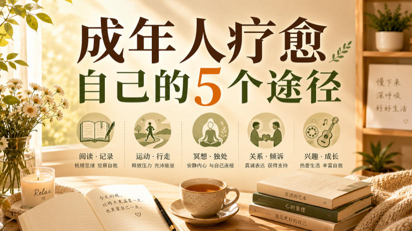 付费文章：成年人疗愈自己的5个途径-校睿铺
